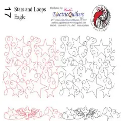 017 Stars and Loops (Eagle) Pantograph by Linda V. Taylor