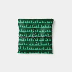 Triangle Wave Pattern Holiday Tree Gift Wrap