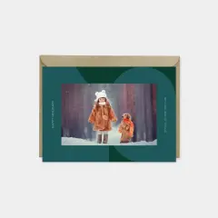 Big Geo Holiday Photo Card XI