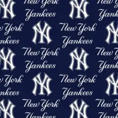 Licensed MLB New York Yankees Cotton 6646-B Fabric by the Yard