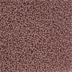 John Bead 11/0 Opaque Dyed Solgel Czech Glass Seed Beads, 250g Brown