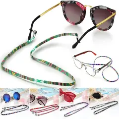 10pcs Multicolored Eyeglass Strap &ndash; Eyewear Retainer Lanyard for Glasses & Sunglasses &ndash; Unisex Eyeglass Cord Holder for Men & Women