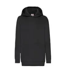 Comfort Colors&reg; Youth Lightweight Hooded Sweatshirt BLACK