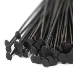 The Bead Chest Midnight Brass 21 Gauge 1.5 Inch Head Pins (Approx 100 pieces)