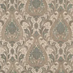 Sarah Upholstery & Drapery Fabric 100% Polyester, 54" Wide with Elegant Pattern Repeat Royalty