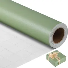 Sage Green Wrapping Paper Roll 17 In X 33 Ft Gift Wrapping