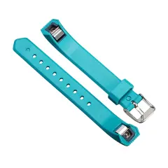 Zodaca TPU Watch Band Compatible with Fitbit Alta and Alta HR, Fitness Tracker Replacement Band for Men and Women, Turquoise Blue