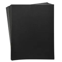 30 Sheets Black Glitter Cardstock Paper for DIY Crafts, Card Making, Invitations, Double-Sided, 300gsm (8.5 x 11 In)