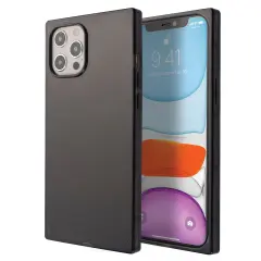 Insten Case for iPhone 12 Pro Max Case 6.7 Inch, Soft TPU Protective Cases with Reinforced Corners, Shock Absorption, Crystal Clear Black Slim Cover for Women Girls