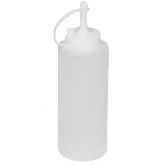 Chef Craft 12oz Squeeze Bottle with Cap Lid - Great for Ketchup, BBQ Sauce and Other Condiments