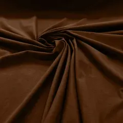 1 Yard Cotton Jersey Spandex Knit Fabric in Cinnamon Stretchy, Lightweight & Breathable 60" Width