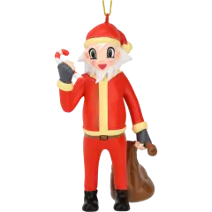 Tree Buddees Anime Santa Claus Christmas Cartoon Character Ornament