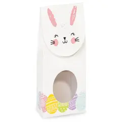 Pack/6: Happy Easter Bunny Gourmet Candy Box - 3-1/2 x 1-3/4 x 6-1/2"