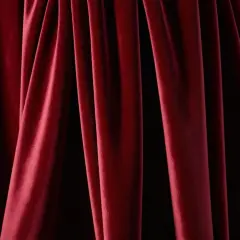 1 Yard Velvet Upholstery Fabric Soft 100% Polyester for Curtains Drapes Bedding & D&eacute;cor Burgundy