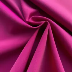 1 Yard Poly Poplin Fabric 58/60'' Inches Wide Wrinkle Resistant Material for Apparel and Tablecloths Fuchsia