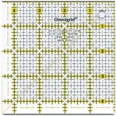 Omnigrid Ruler W/Grid 4.5"X4.5"