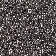 Miyuki 3mm Spacer Bead, Nickel Plated, #190, 8 grams