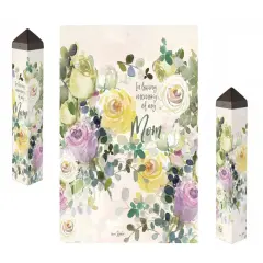 In Memory of Mom Art Pole 20 Inches Tall Memorial