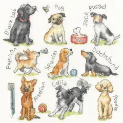 Woof! XKG16 Counted Cross Stitch Kit