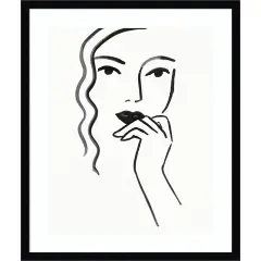 Athene II by Victoria Borges Wood Framed Wall Art Print