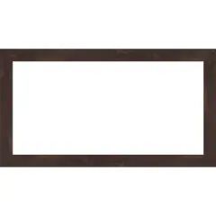 Fresco Framed Dry Erase Magnetic Board Dark Walnut