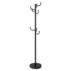 Freestanding Coat Rack with 8 Hooks for Entryway and Bedroom Organization