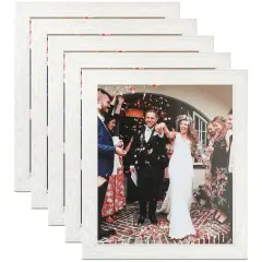 ArtToFrames 5x7 Inch Traditional Picture Frame, Multi Pack, Comes with Regular Glass (WOMPack-8-5x7)