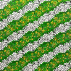 1 Yard Diagonal Tiare Lei Polyester Fabric For Sewing Crafts Apparel And Decorative Projects 45 Inch Width Forrest Green