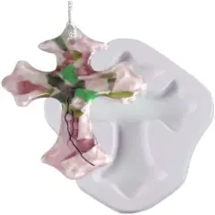 6.5&rdquo; x 5" x 1.75" Small Cross Frit Casting Glass Fusing Kiln Mold