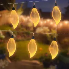 Leaf String Light for Halloween Decoration - Warm 2Pack