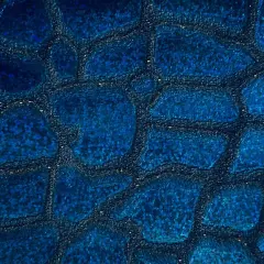 1 Yard Giraffe Stretch Velvet Hologram Fabric 60 Inches Width Royal