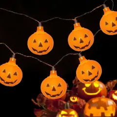 Halloween Pumpkin String Lights - 8.5FT (10 Pumpkin Lights)