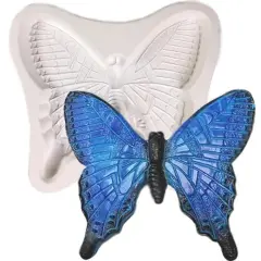 9.75&rdquo; x 8.75" x 1.75" Amazonian Butterfly Frit Casting Glass Fusing Kiln Mold
