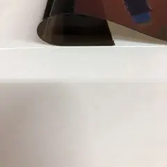 1 Yard Marine PVC Tinted Plastic Vinyl Fabric For Upholstery And Crafts 54 Inch Wide Black