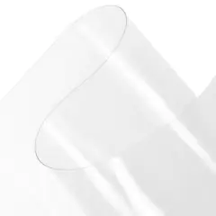 1 Yard Frosted Clear PVC Vinyl Fabric Privacy Screen Waterproof 54 Inch Wide Plastic Material