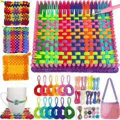 2-in-1 Weaving Loom for Kids and Adults