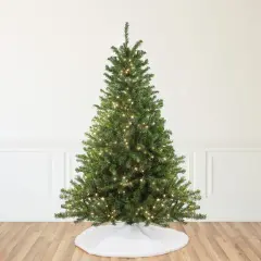 Northlight Pre-Lit Medium Canadian Pine Artificial Christmas Tree - 10' - Clear Lights Green
