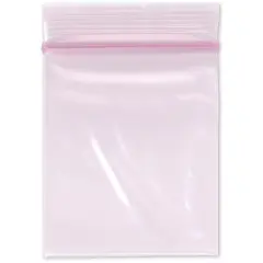Plymor 2.5" x 3" (Pack of 100), 4 Mil Heavy Duty Anti-Static Zipper Reclosable Plastic Bags
