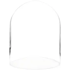 Plymor 8" x 10.25" Glass Display Dome Cloche No Base