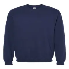 Gildan&reg; Midweight Crewneck Long Sleeve Sweatshirt Navy