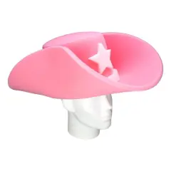 Edge Collections - Pink - Oversized Cowgirl Hat for Parties and Events!