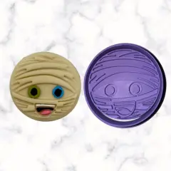 Mummy Cookie Cutter with Stamp Option