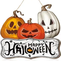 Halloween Welcome Door Sign Skeleton