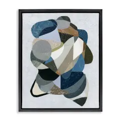 Stupell Industries Fluid Movement Geometrics Floating Frame Design by Coco Good