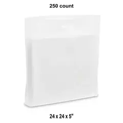 Die Cut Handle Bags - 24 x 24 x 5" for Retail White