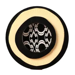 Organic Mix Carved Frame (Black & White)