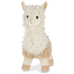 Bearington Llamar Plush Llama Stuffed Animal, 10 inches, For Ages 1-14 White
