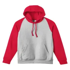 Team 365&reg; Heavyweight Hooded Sweatshirt ATH HTHR/ SP RED