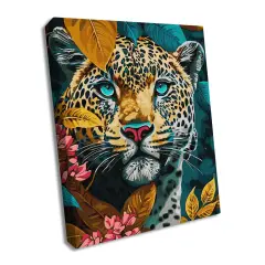 Painting by Numbers kit Dangerous beast with extra metallic paintsKHO6536