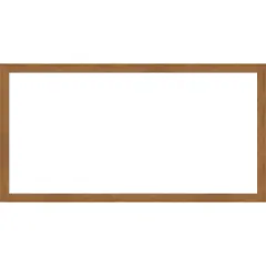 Carlisle Narrow Framed Dry Erase Magnetic Board Blonde